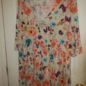 Floral tunic